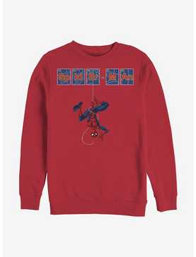 Marvel Spider-Man Spider Tiles Crew Sweatshirt, , hi-res
