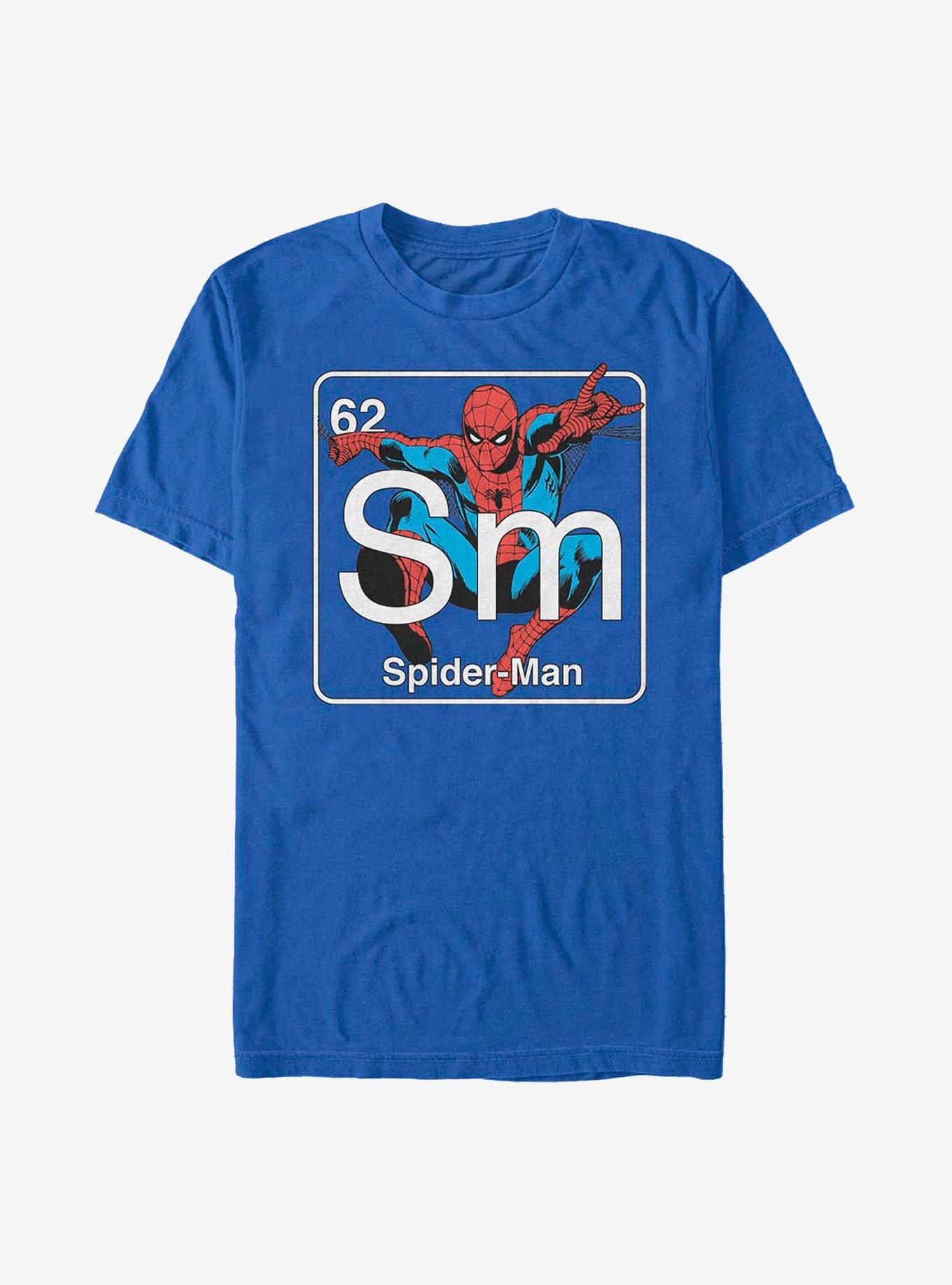 Marvel Spider-Man Periodic Spider Man T-Shirt, ROYAL, hi-res