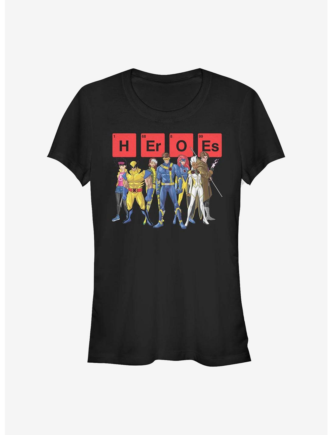 Marvel X-Men Mutant Heroes Girls T-Shirt, BLACK, hi-res