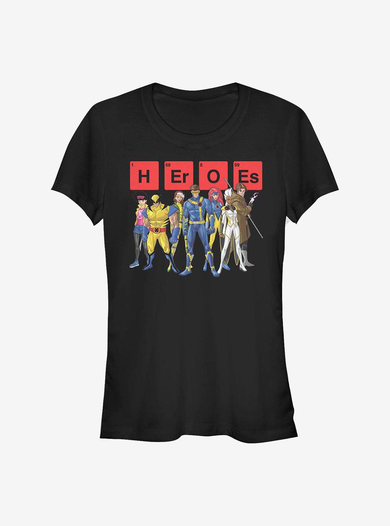 Marvel X-Men Mutant Heroes Girls T-Shirt, BLACK, hi-res