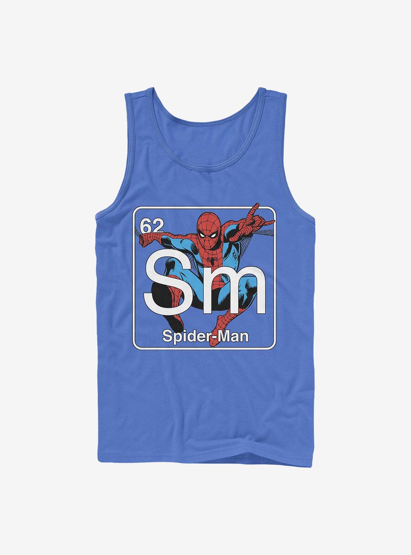 Marvel Spider-Man Periodic Spider Man Tank, ROYAL, hi-res