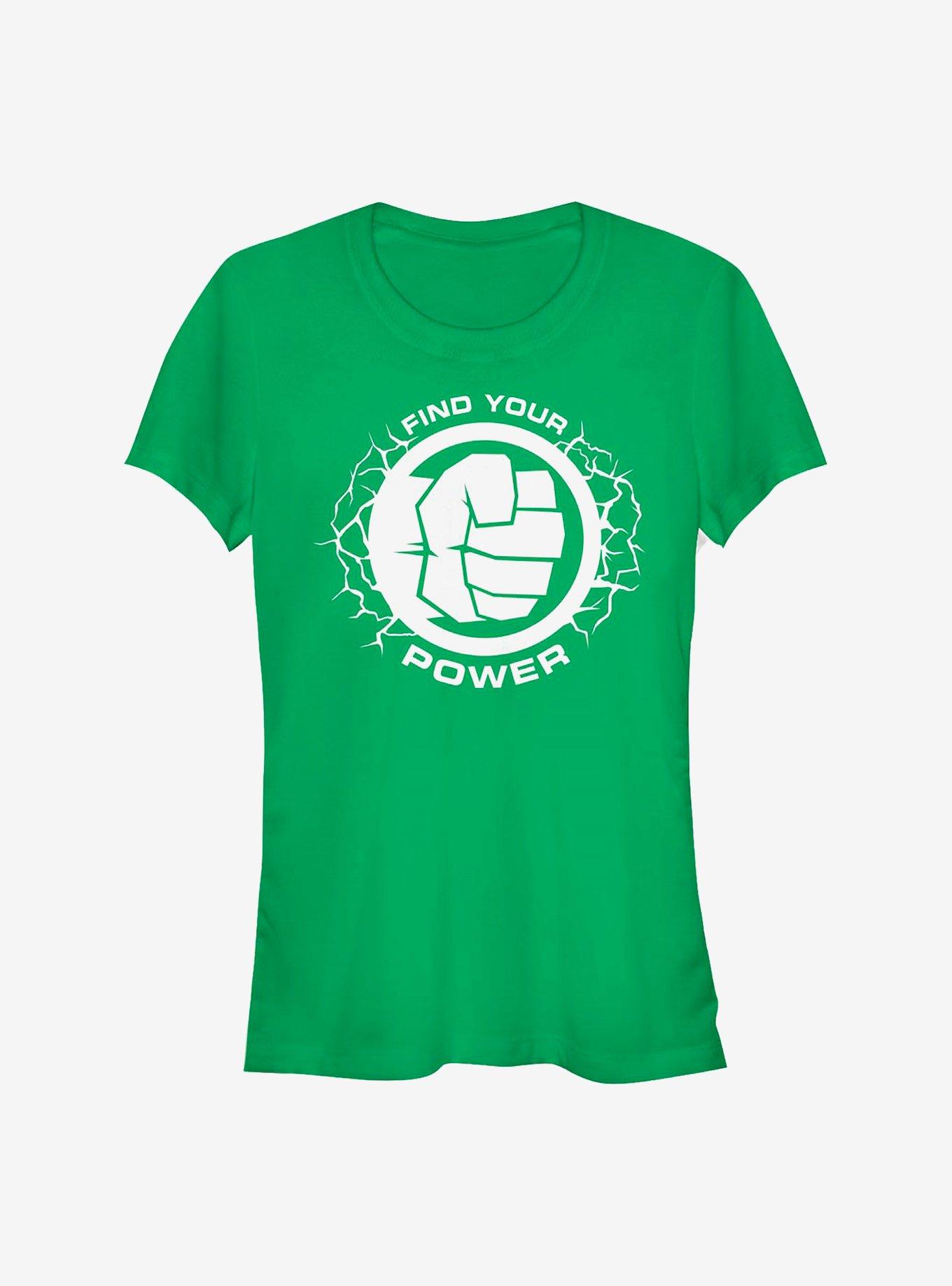Marvel The Hulk Power Of Hulk Girls T-Shirt