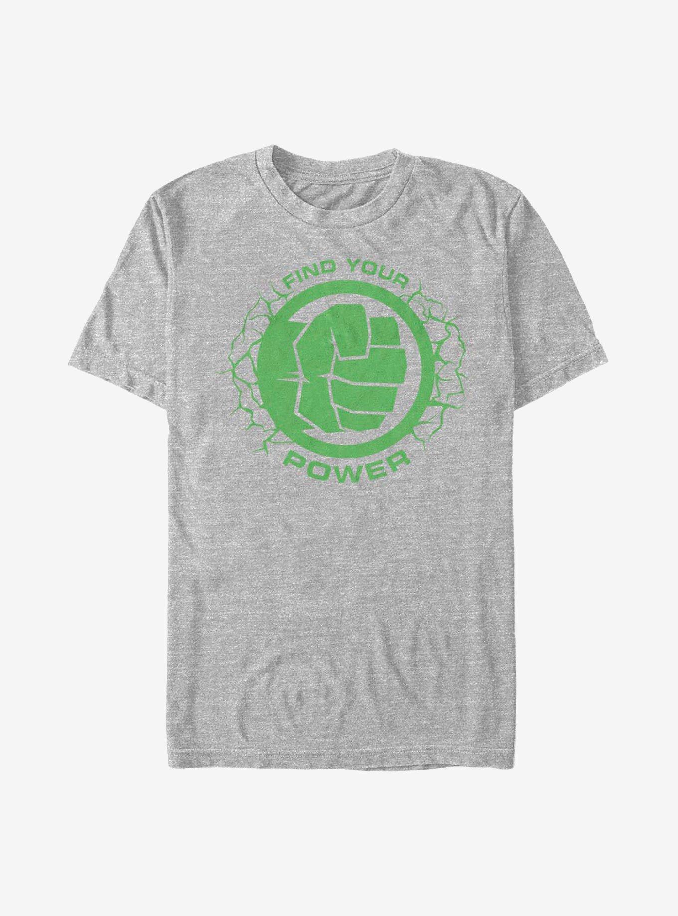 Marvel The Hulk Power Of Hulk T-Shirt, ATH HTR, hi-res