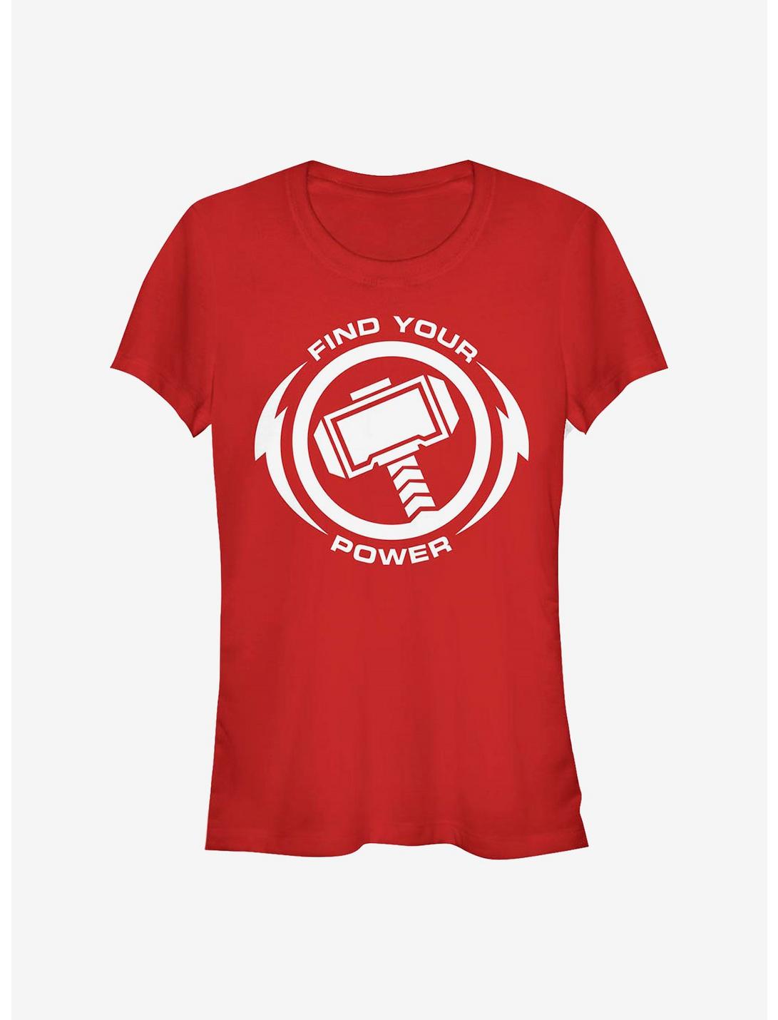 Marvel Thor Power Girls T-Shirt, RED, hi-res
