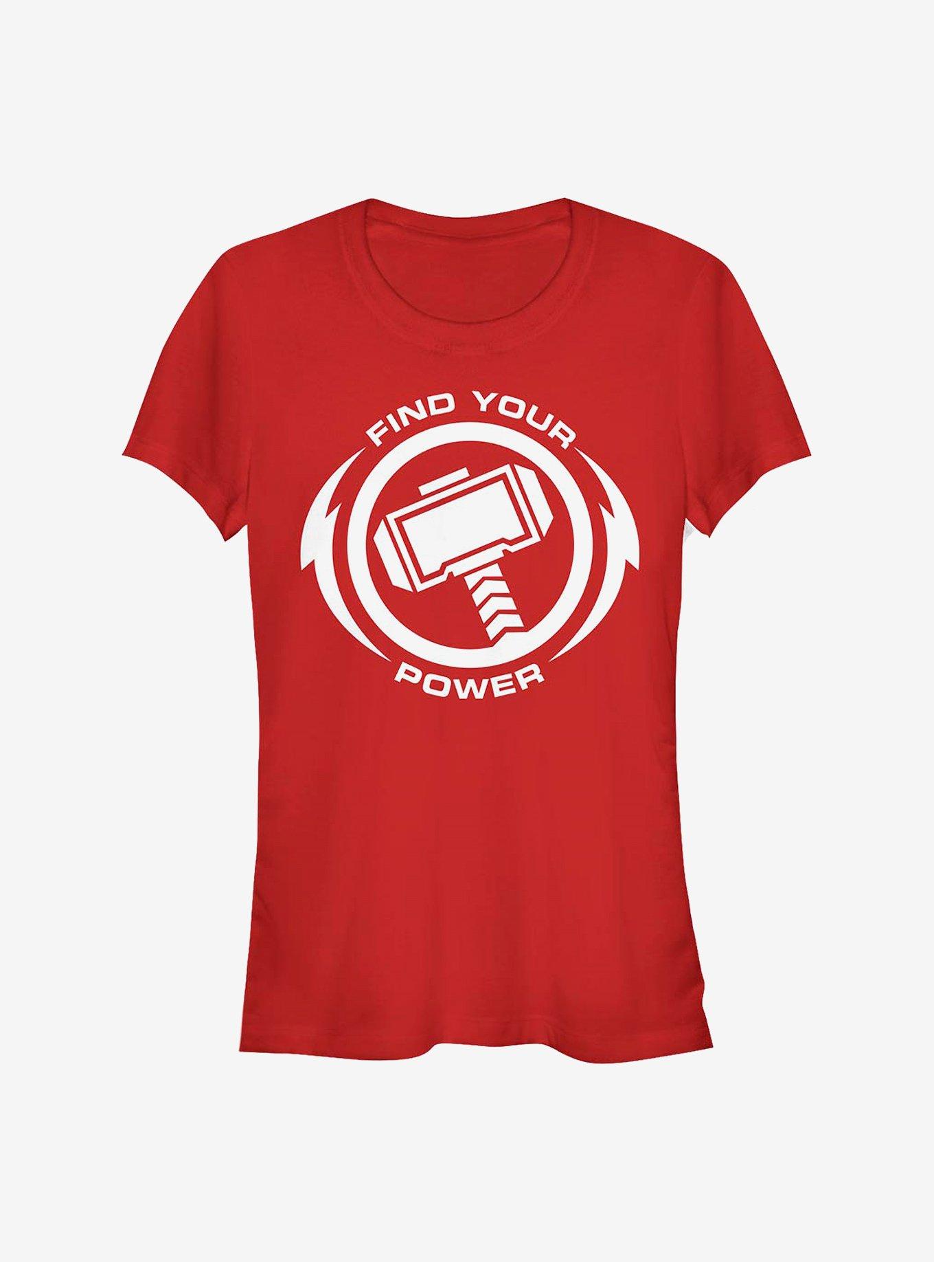 Marvel Thor Power Girls T-Shirt, RED, hi-res