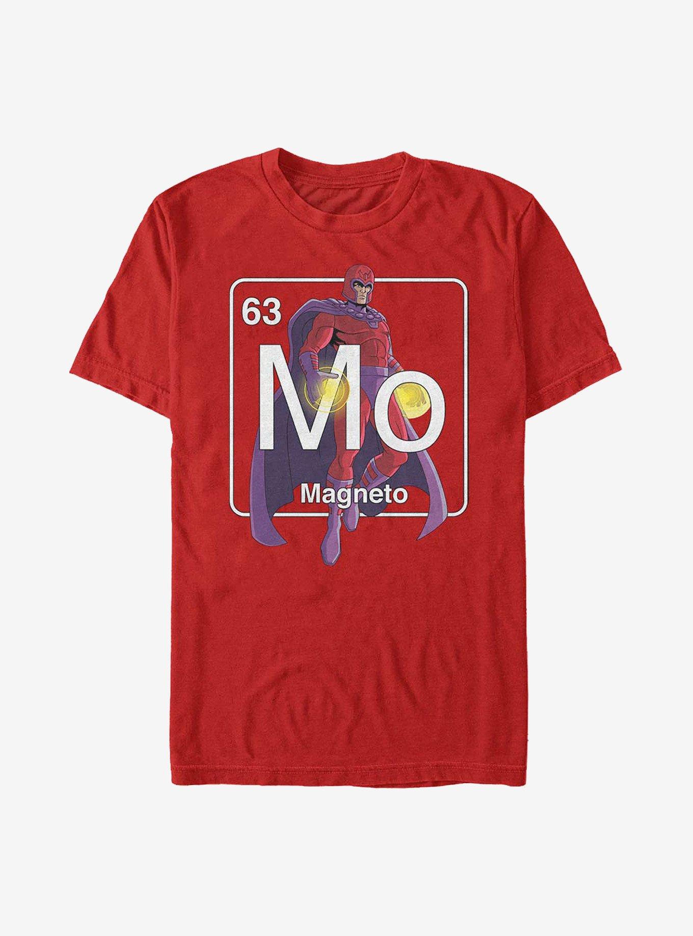 Marvel X-Men Periodic Magneto T-Shirt, RED, hi-res