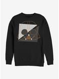 Star Wars Spooky Vader Lines Sweatshirt, BLACK, hi-res