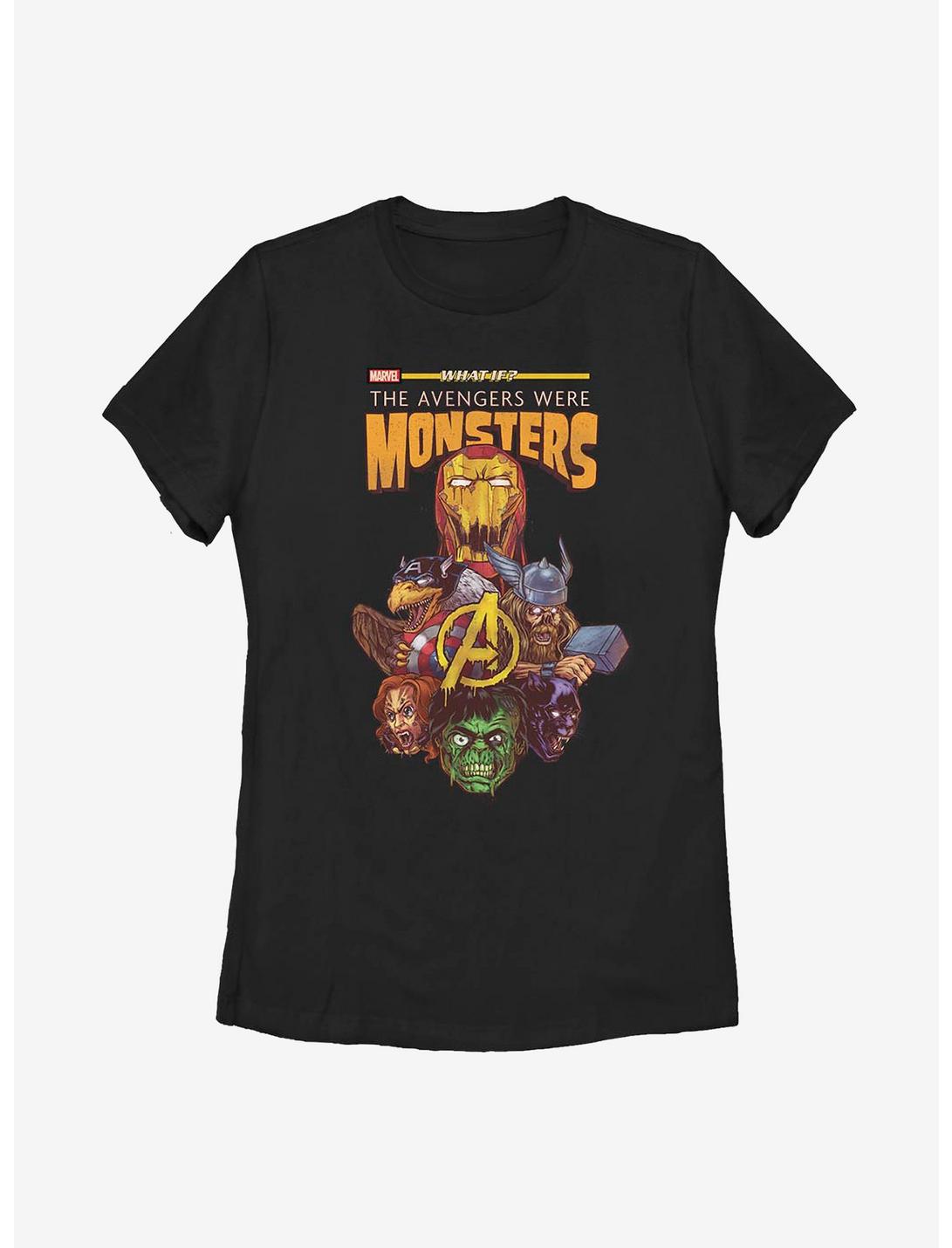 Marvel Avengers Monsters Womens T-Shirt, BLACK, hi-res