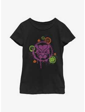 Marvel Avengers Panther Stencil Youth Girls T-Shirt, , hi-res