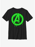 Marvel Avengers Oozing Avengers Youth T-Shirt, BLACK, hi-res