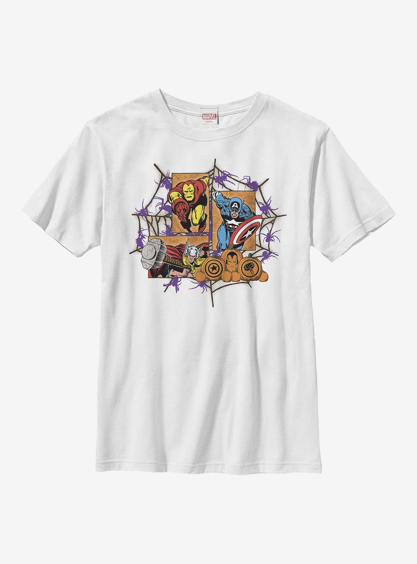 Marvel Avengers Spooky Friends Youth T-Shirt, , hi-res