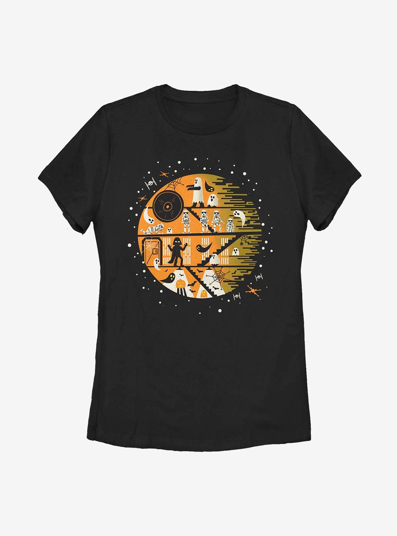 Star Wars Death Star Haunt Womens T-Shirt, BLACK, hi-res