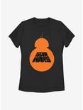 Star Wars BB8 Pumpkin Womens T-Shirt, BLACK, hi-res