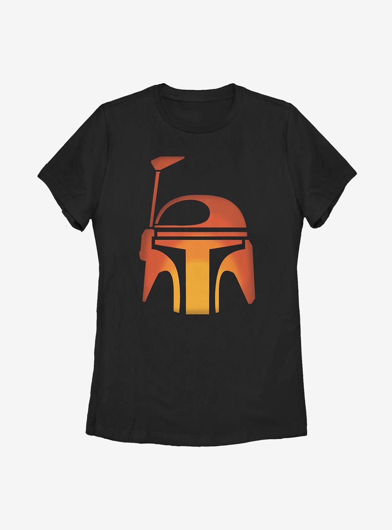 Star Wars Boba Pumpkin Womens T-Shirt, , hi-res