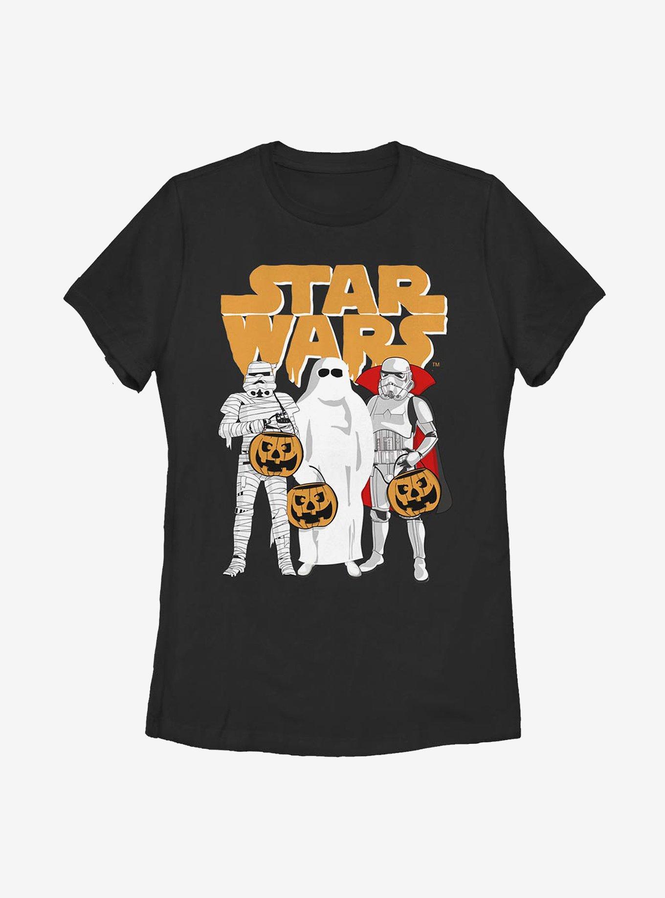 Star Wars Trick Or Treat Womens T-Shirt, BLACK, hi-res