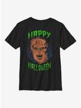Marvel Captain America Mask Halloween Youth T-Shirt, BLACK, hi-res
