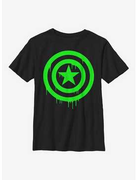 Marvel Captain America Oozing Shield Youth T-Shirt, , hi-res