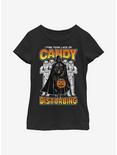 Star Wars Lack Of Candy Youth Girls T-Shirt, BLACK, hi-res