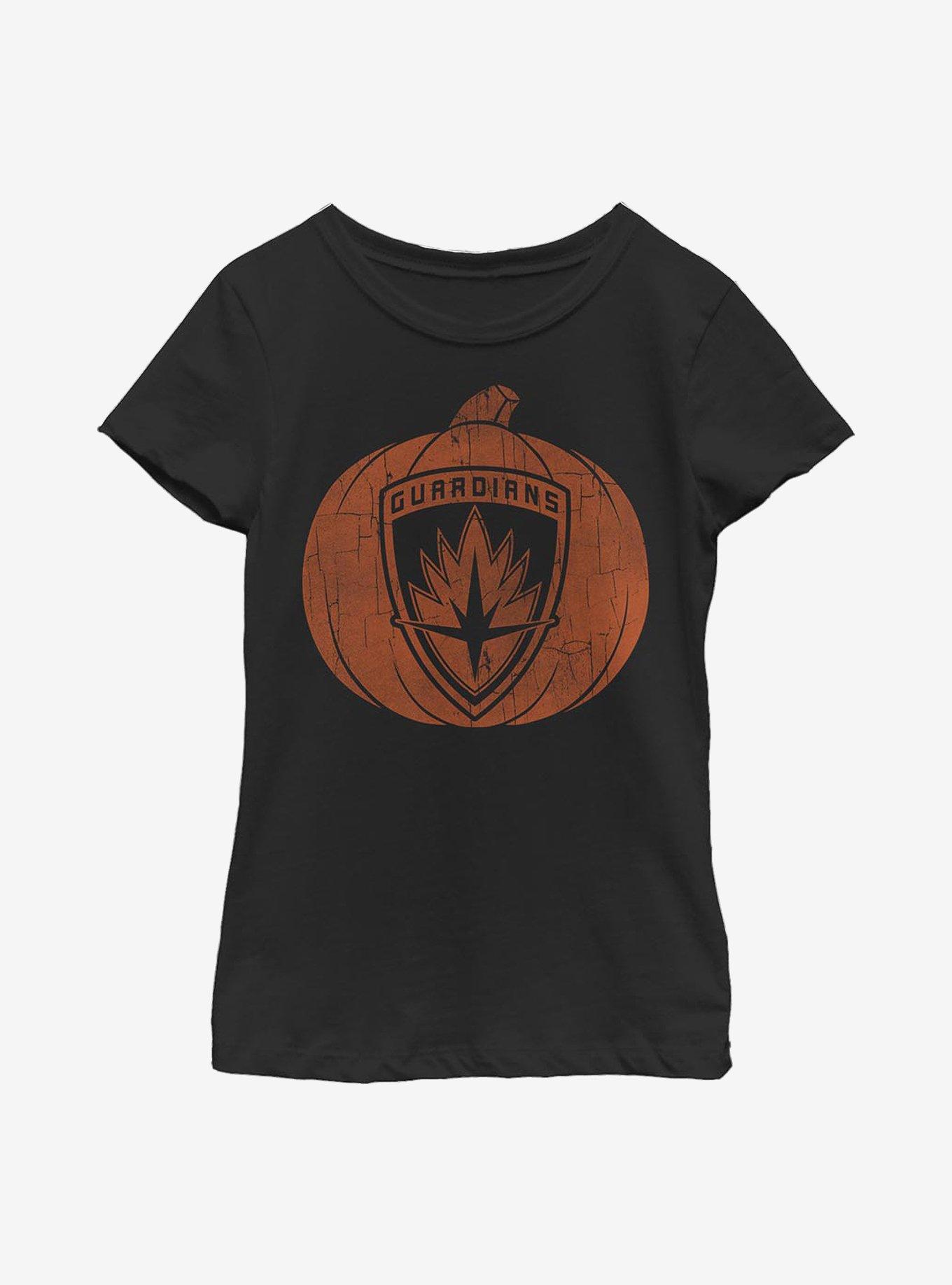Marvel Guardians Of The Galaxy Guardians Pumpkin Youth Girls T-Shirt, , hi-res