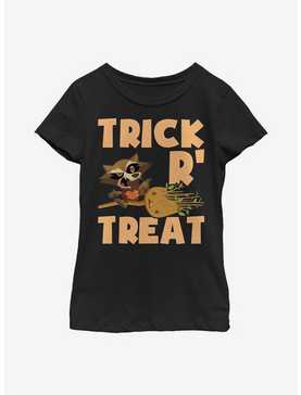 Marvel Guardians Of The Galaxy Rocket Groot Halloween Youth Girls T-Shirt, , hi-res