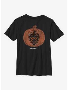 Marvel Guardians Of The Galaxy Groot Pumpkin Youth T-Shirt, , hi-res