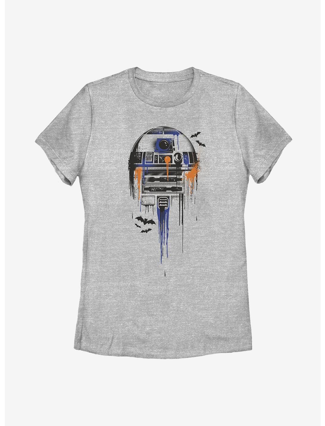 Star Wars Splatter R2 Womens T-Shirt, ATH HTR, hi-res