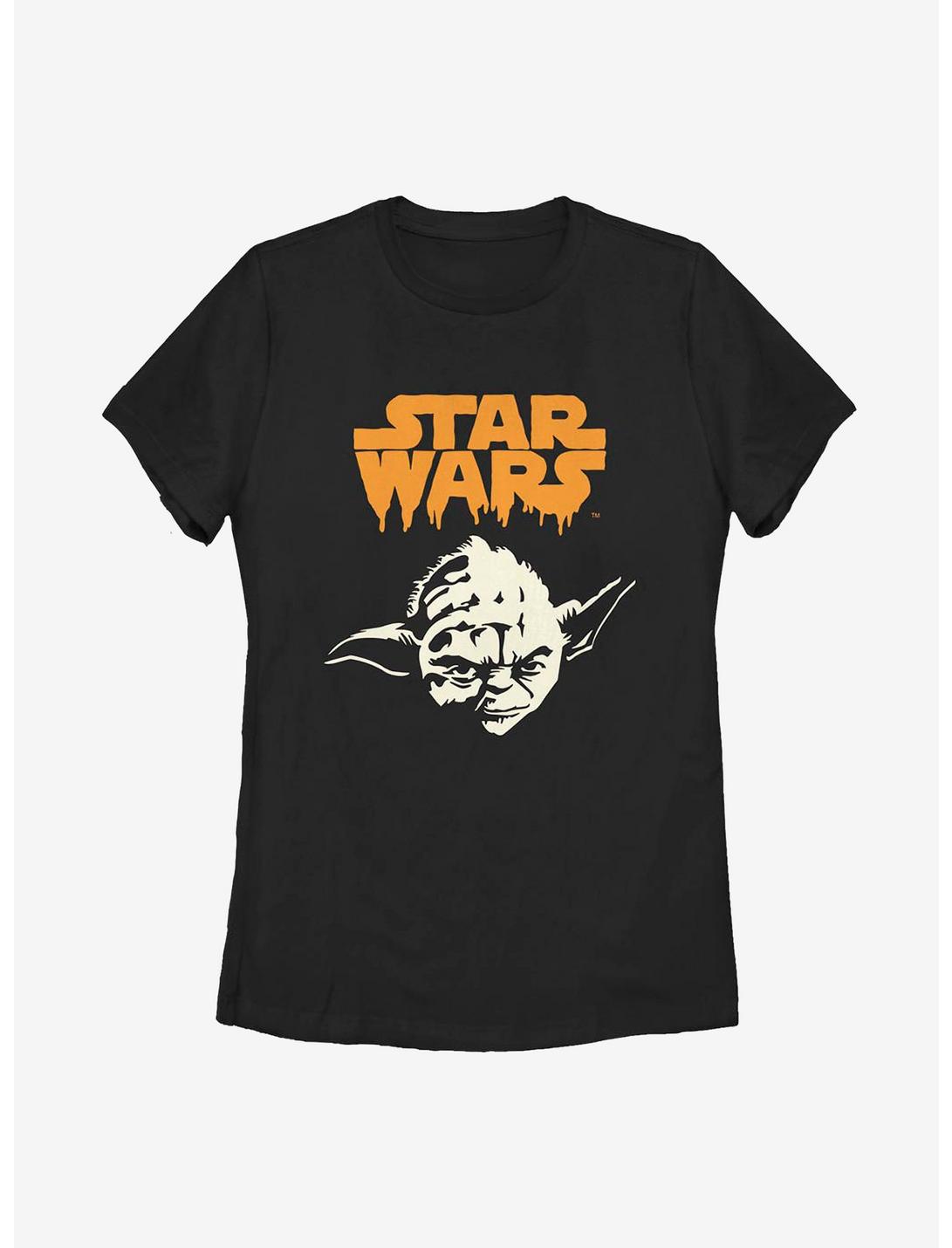 Star Wars Yoda Ghoul Womens T-Shirt, BLACK, hi-res