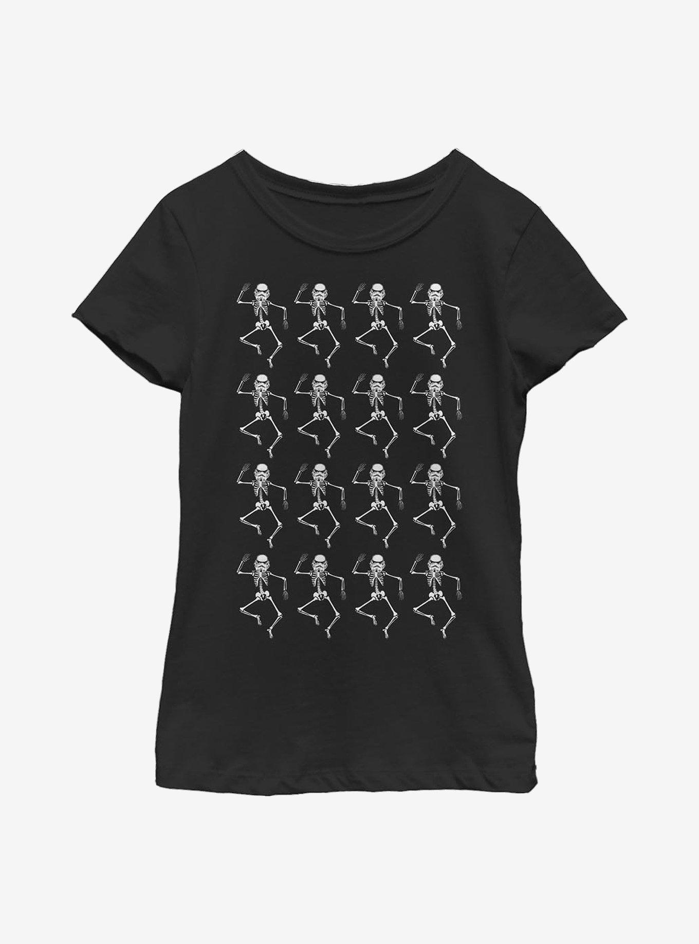 Star Wars Skeleton Troopers Youth Girls T-Shirt, , hi-res