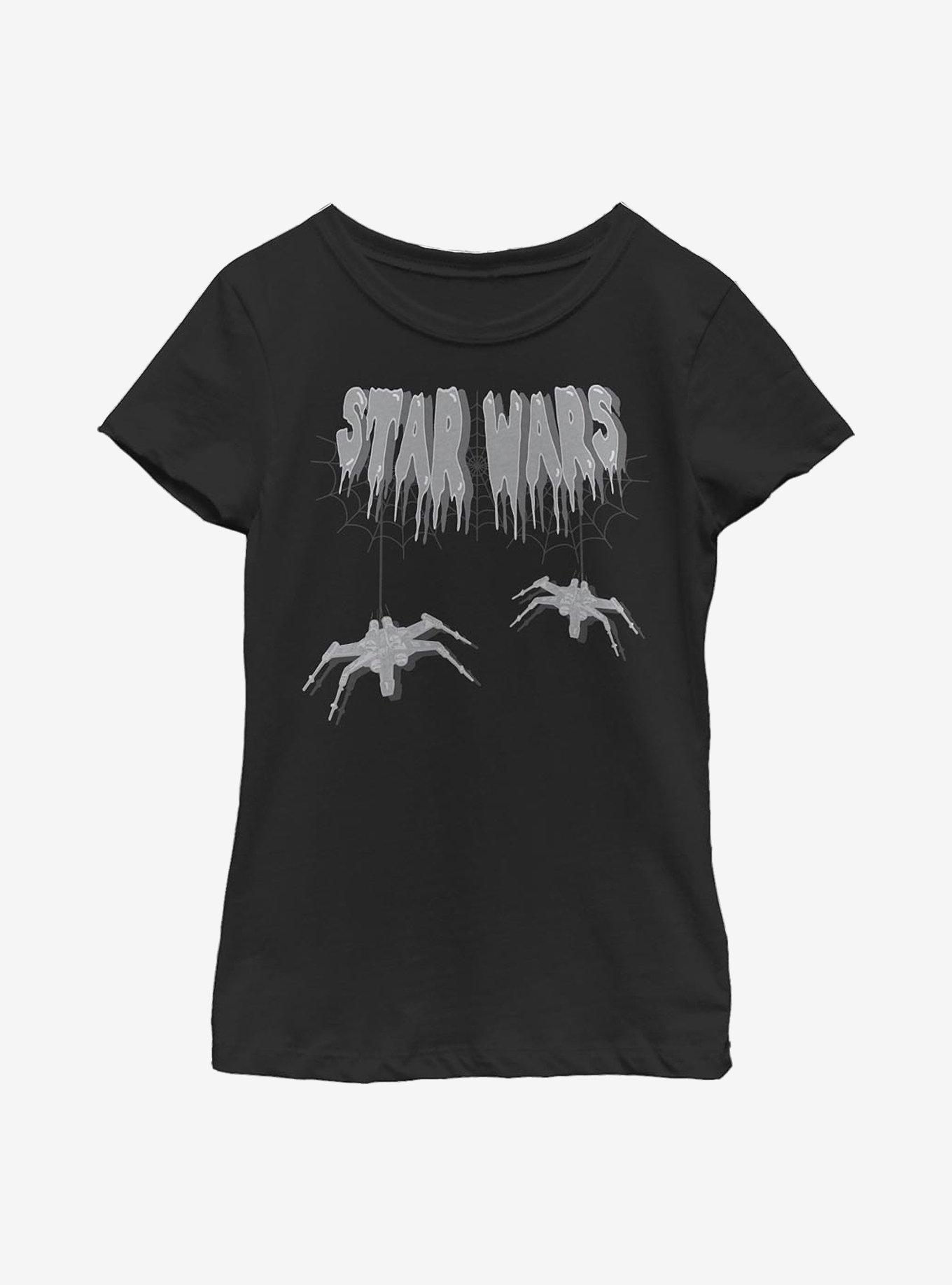 Star Wars Spooky Wars Youth Girls T-Shirt, BLACK, hi-res