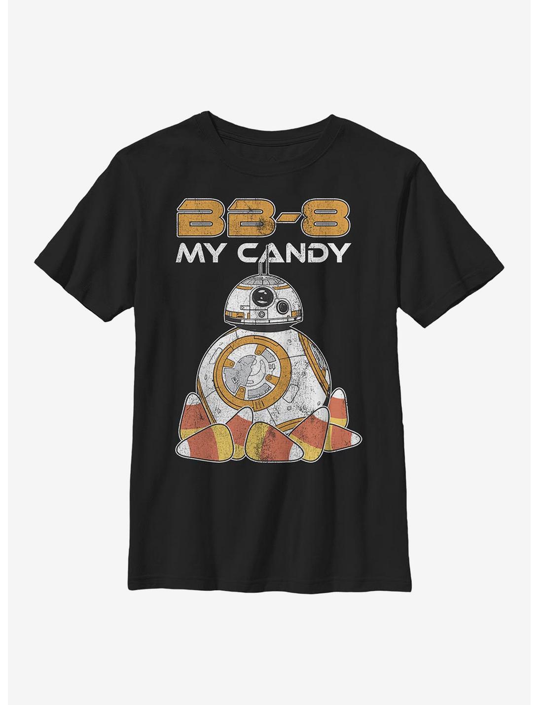 Star Wars BB8 Candy Youth T-Shirt, BLACK, hi-res