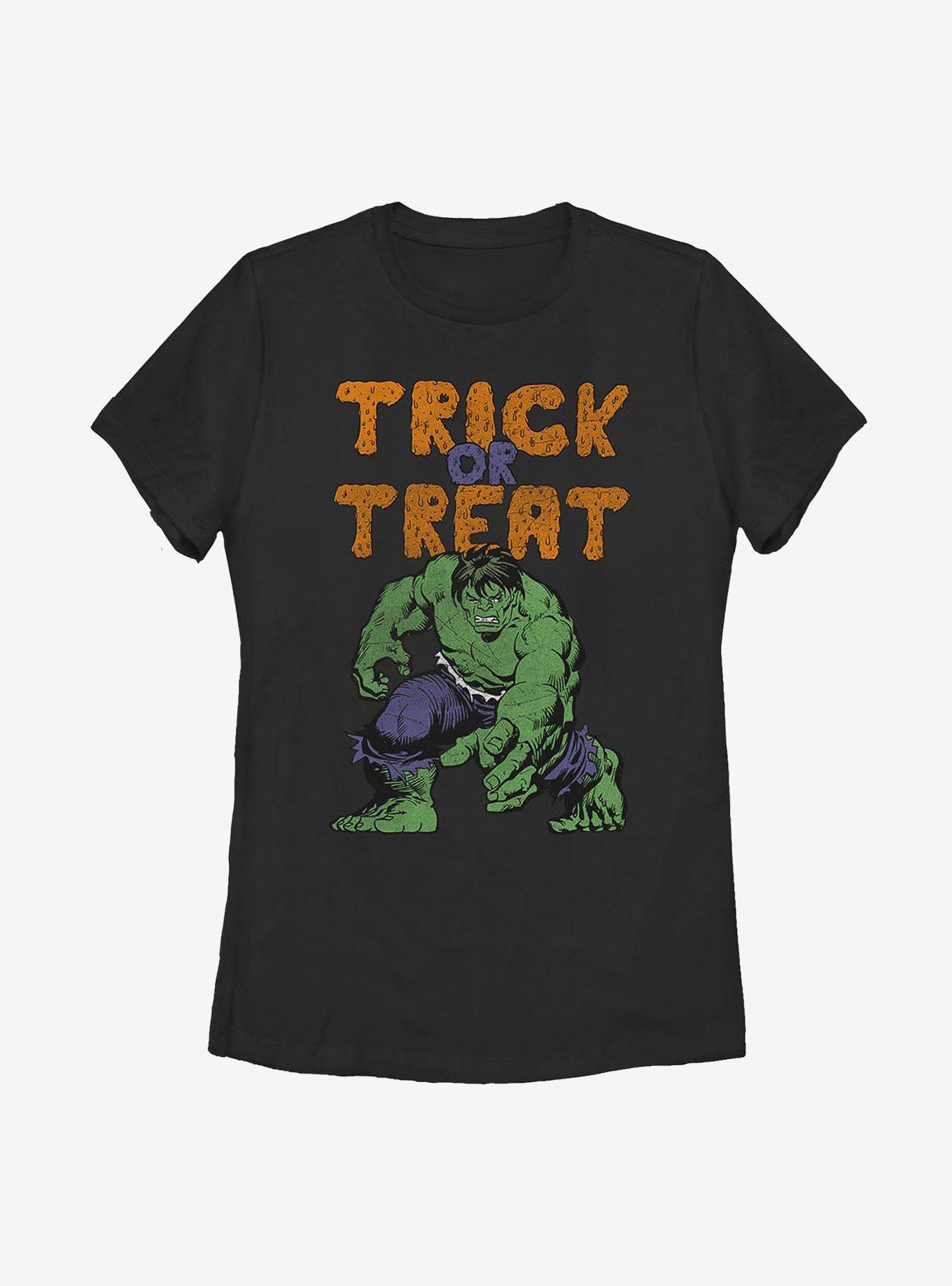 Marvel Hulk Treats Womens T-Shirt, BLACK, hi-res
