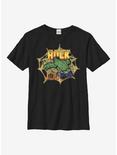 Marvel Hulk Smashing Pumpkins Youth T-Shirt, BLACK, hi-res