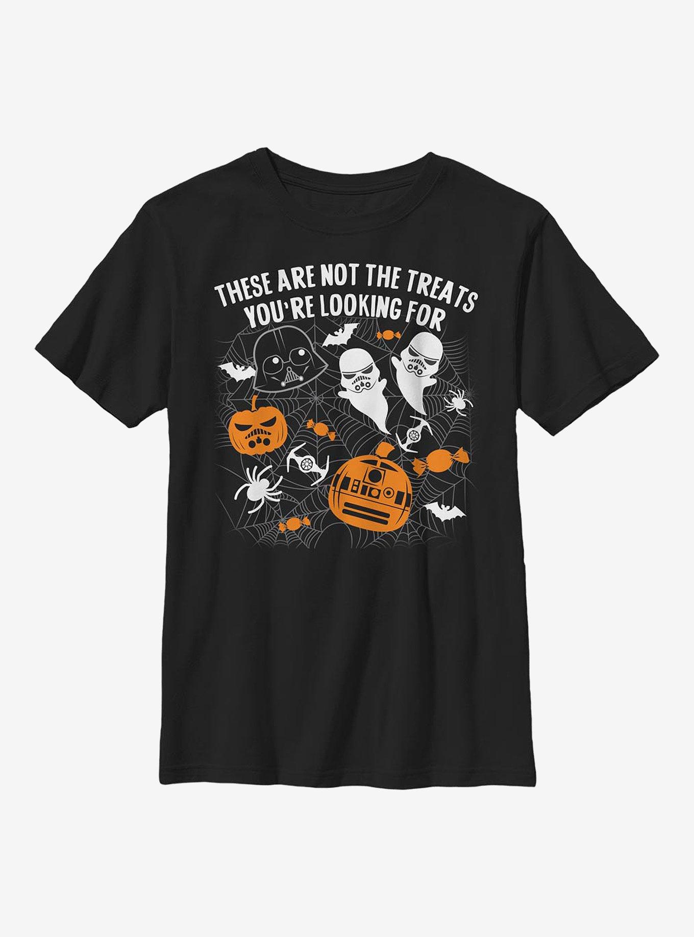 Star Wars Not The Treats Youth T-Shirt, BLACK, hi-res