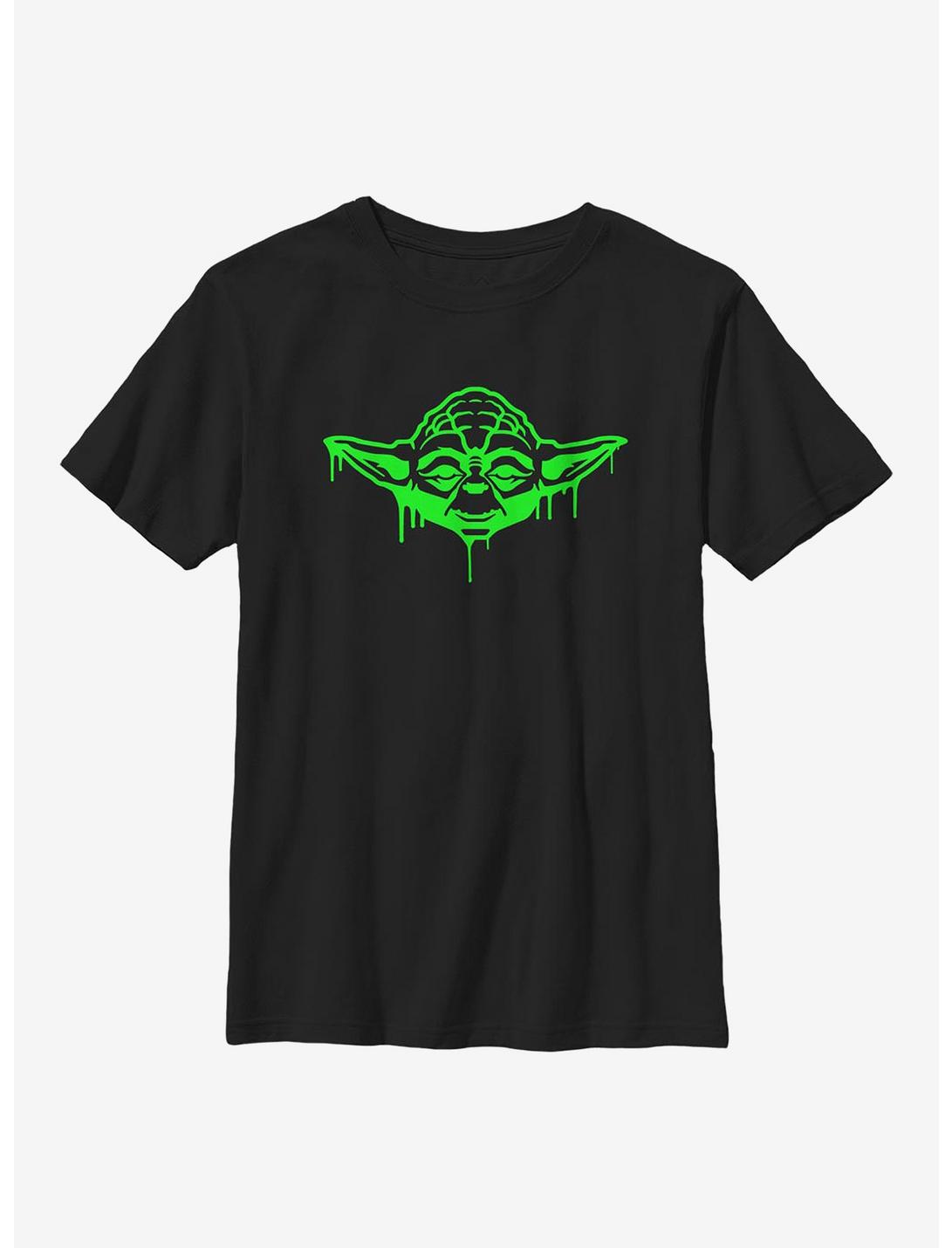 Star Wars Oozing Yoda Youth T-Shirt, BLACK, hi-res