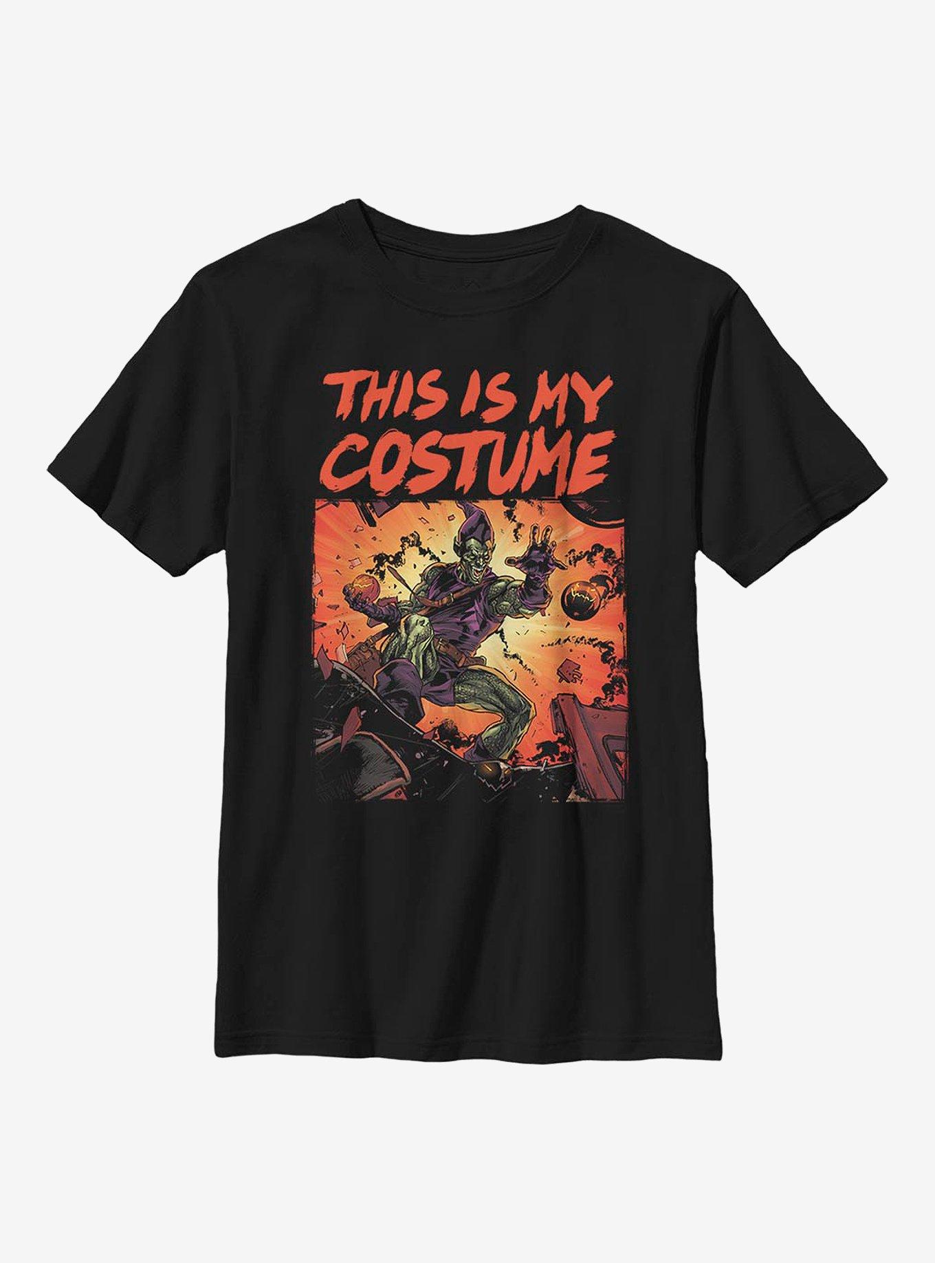 Marvel Spider-Man Goblin Costume Youth T-Shirt, , hi-res