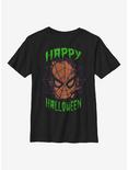 Marvel Spider-Man Mask Halloween Youth T-Shirt, BLACK, hi-res
