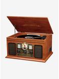 Victrola 6-in-1 Nostalgic Bluetooth Record Player with 3-Speed Turntable Mahogany, , hi-res
