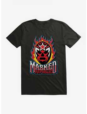 Legends Of Lucha Libre Masked Fire Logo T-Shirt, , hi-res