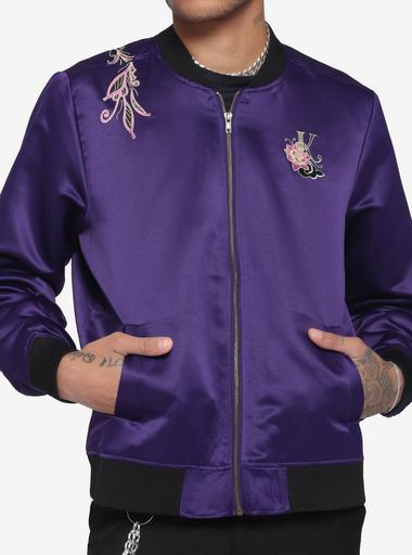 Our Universe Marvel Eternals Kingo Satin Bomber Jacket | Hot Topic