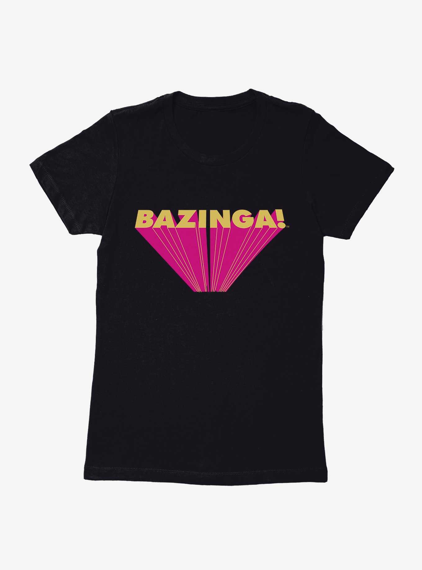 The Big Bang Theory Bazinga Logo Womens T-Shirt, , hi-res