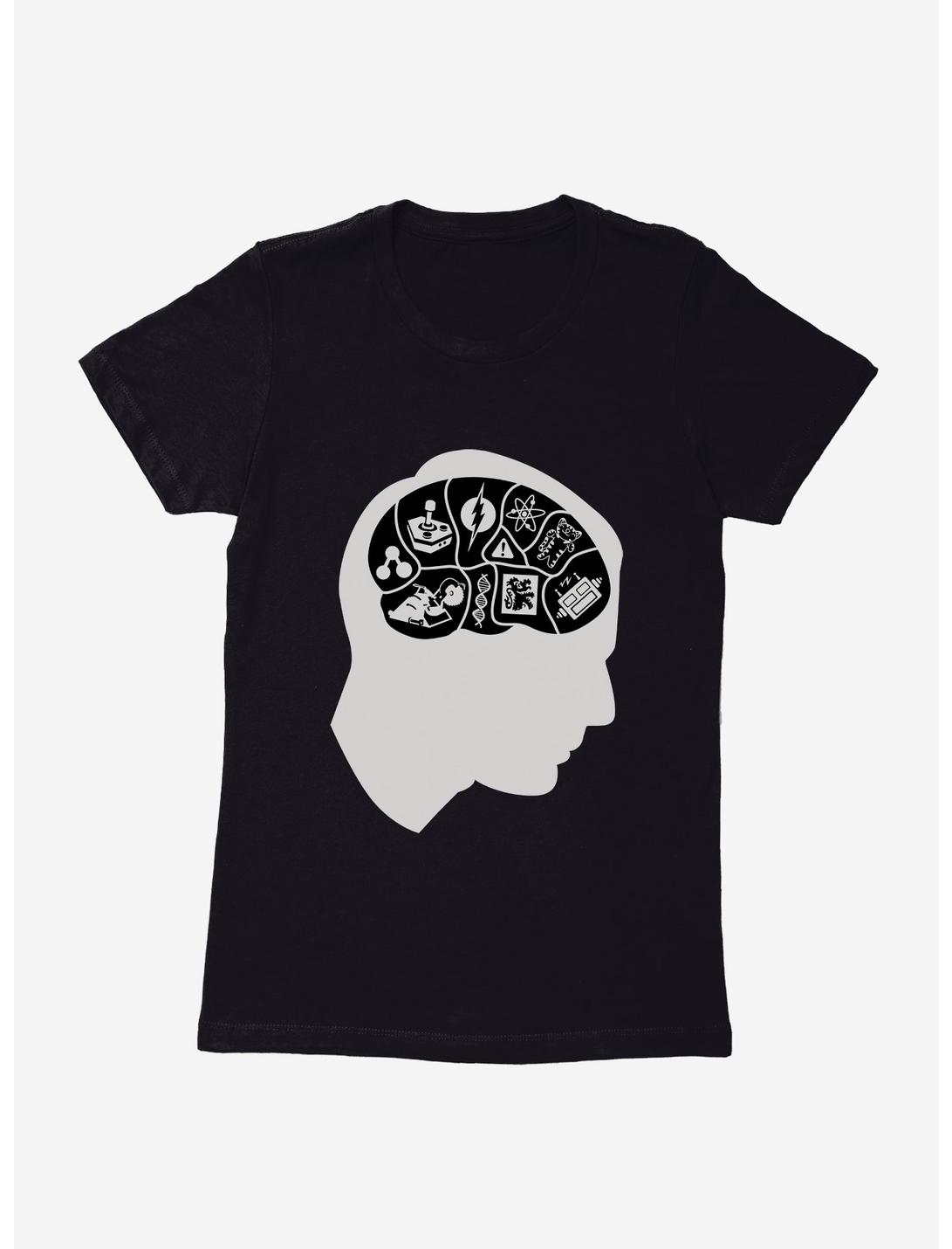 The Big Bang Theory Inside The Mind Womens T-Shirt, BLACK, hi-res