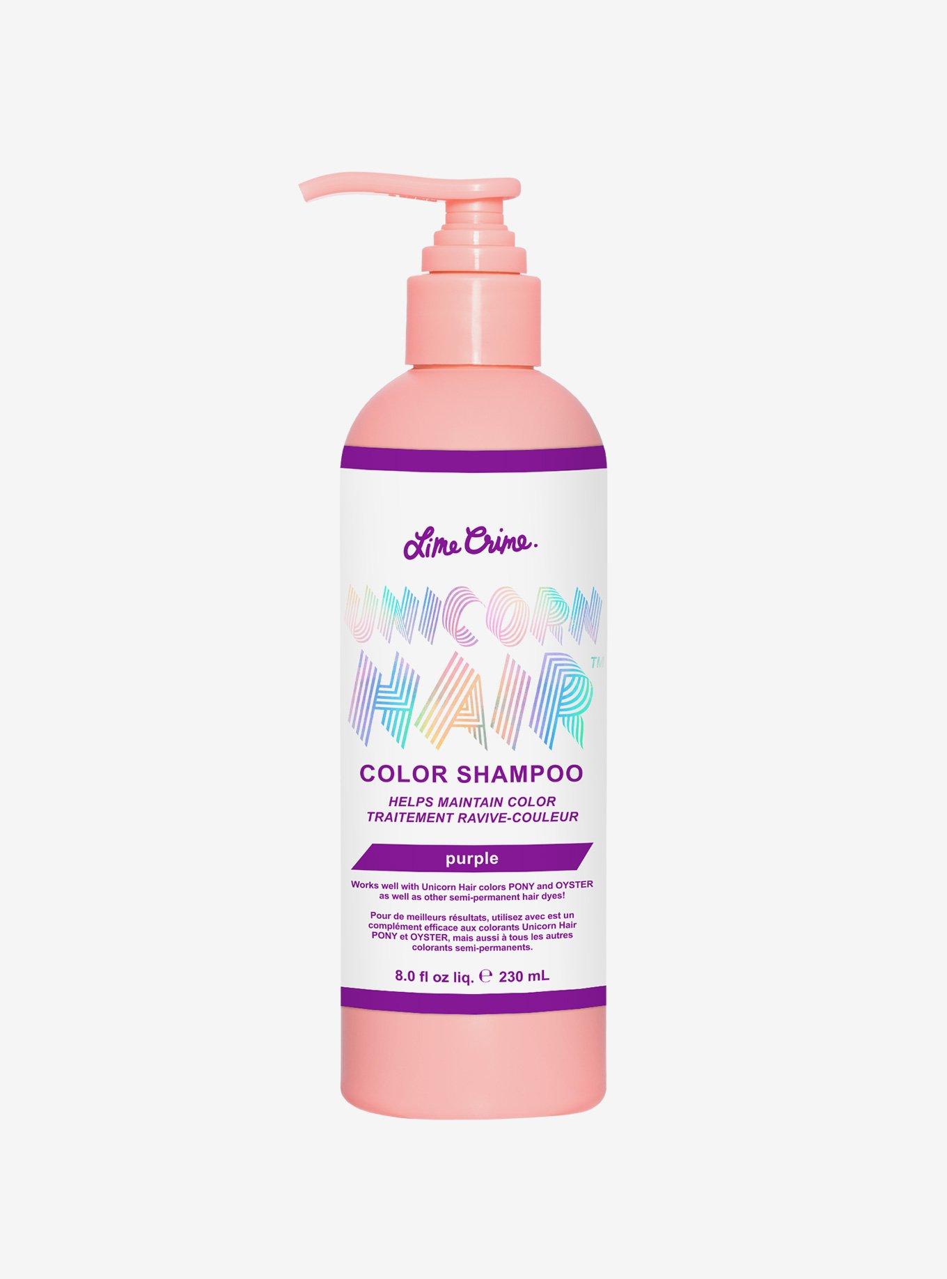 Lime Crime Unicorn Hair Purple Semi-Permanent Color Shampoo, , hi-res