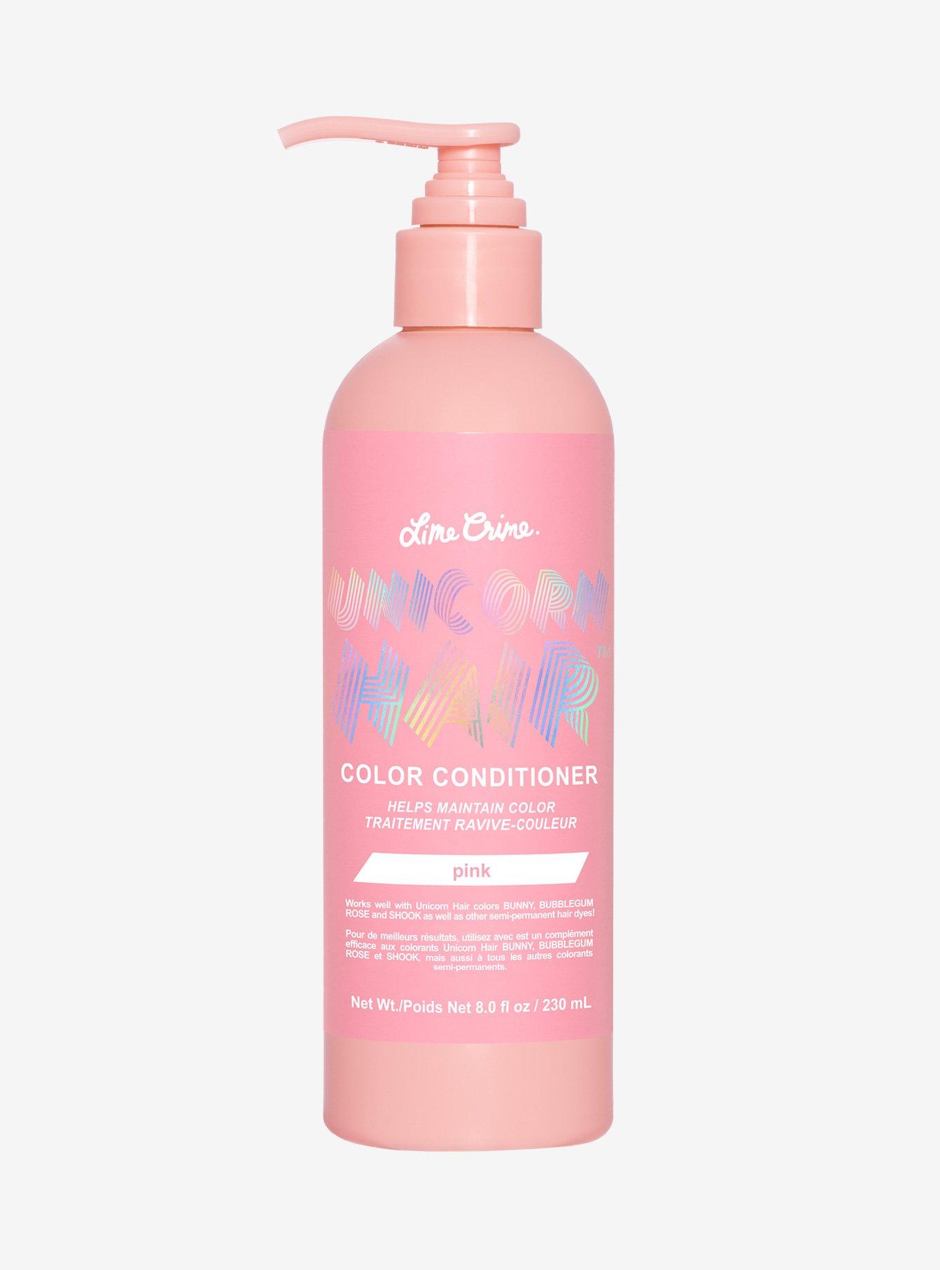 Lime Crime Unicorn Hair Pink Semi-Permanent Color Conditioner, , hi-res