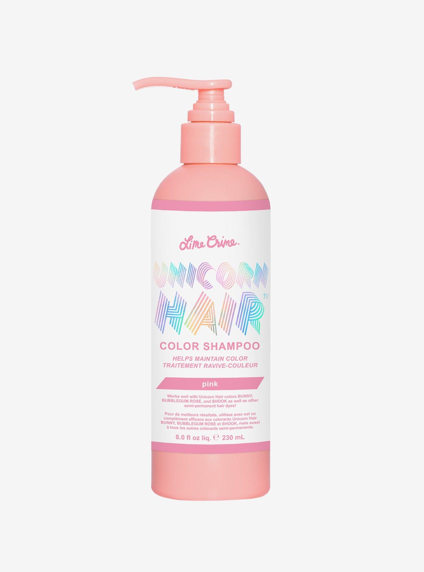 Lime Crime Unicorn Hair Pink Semi-Permanent Color Shampoo, , hi-res