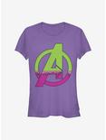 Marvel Avengers Avenger Hulk Costume Girls T-Shirt, PURPLE, hi-res