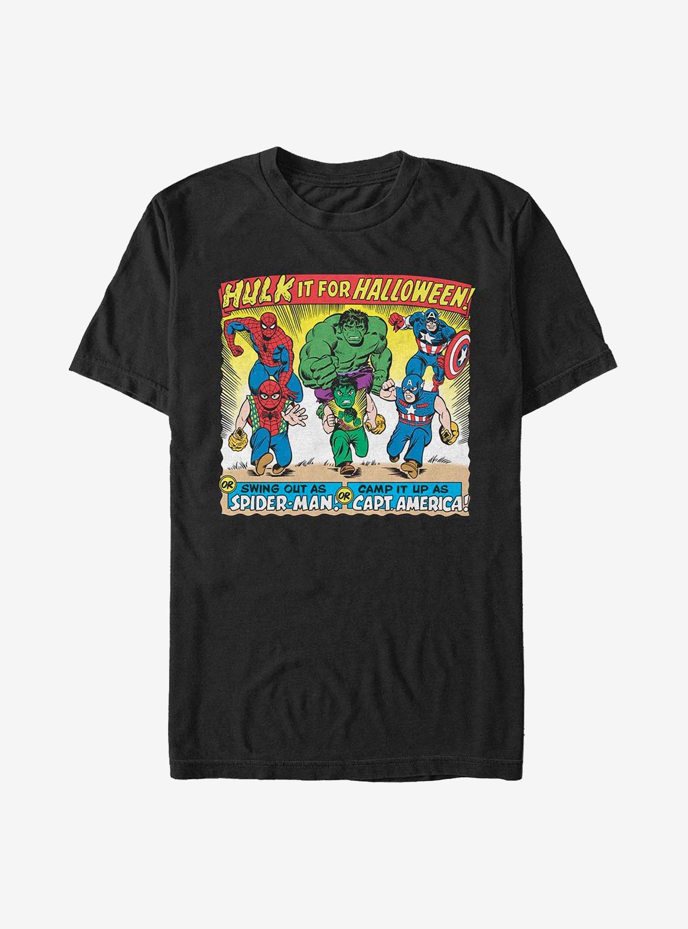 Marvel Avengers Halloween Costumes T-Shirt, BLACK, hi-res