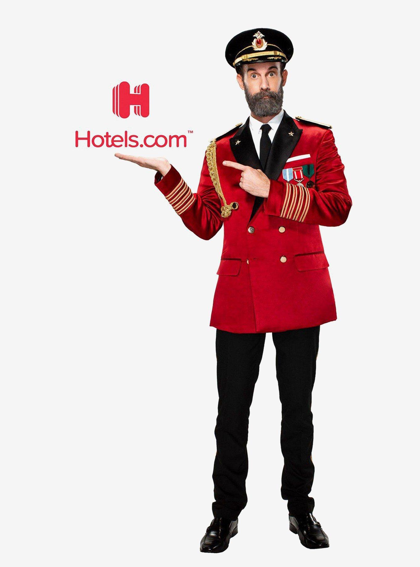 Captain Obvious Costume, RED, hi-res