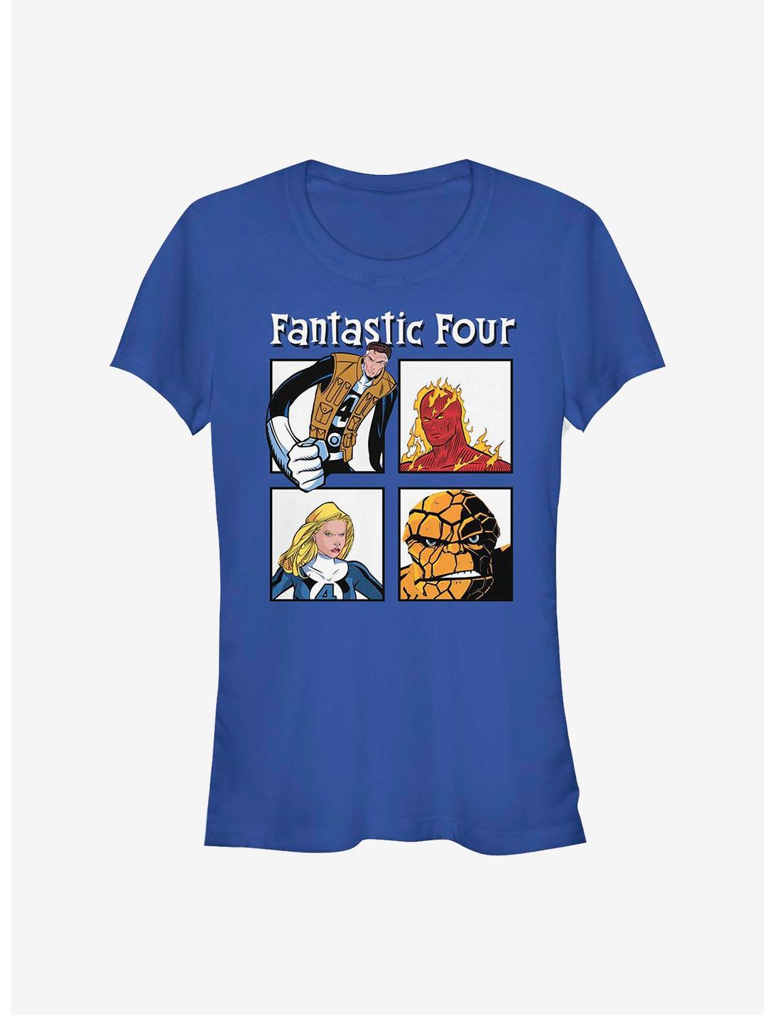 Marvel Fantastic Four Boxed Team Girls T-Shirt, ROYAL, hi-res