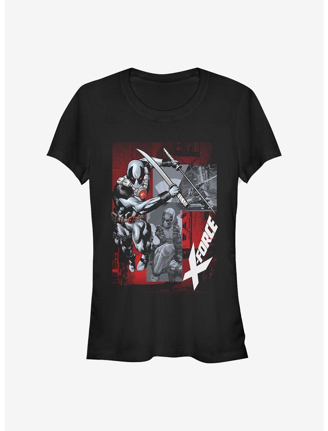 Marvel Deadpool DP Comics Girls T-Shirt, BLACK, hi-res