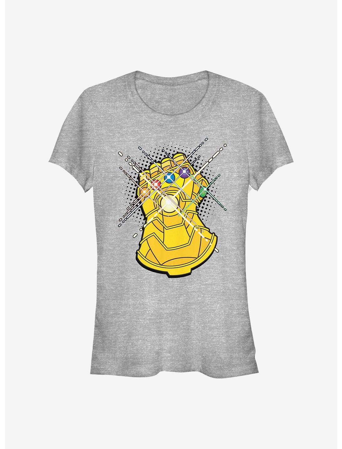 Marvel Avengers Gold Gauntlet Girls T-Shirt, ATH HTR, hi-res
